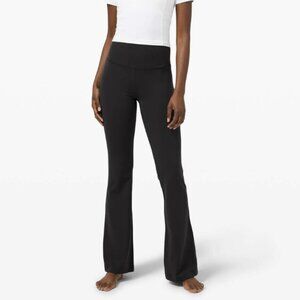 Lululemon Groove Pant Flare Super High-Rise *Nulu Black Yoga Leggings Size 8